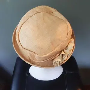 ?HP Vtg Handmade Christina A Moore Toquilla Straw Floppy Shabby Chic Cloche Hat Vintage | Accessories | Hp Vtg Handmade Christina A Moore  main image 4